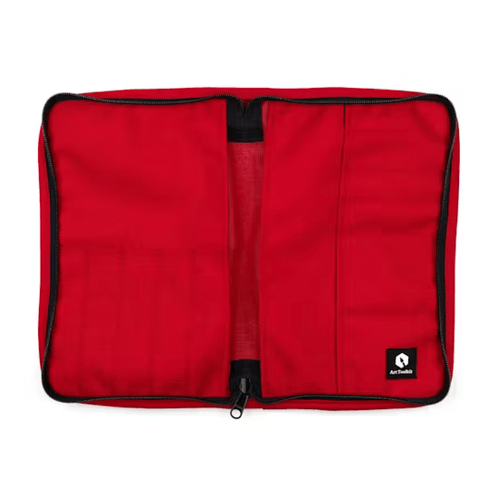 Art Toolkit Pencil Case Red Art Toolkit - Toolkit Covers - A5 Size
