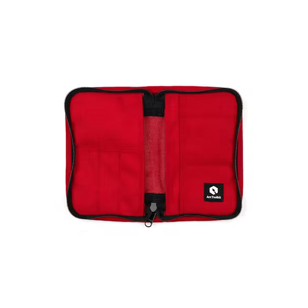 Art Toolkit Pencil Case Red Art Toolkit - Toolkit Covers - Pocket Size
