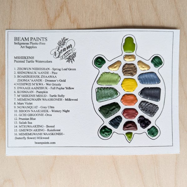 Beam Paints Dot Card Beam - Handmade Watercolours - M'shikehn Dot Card