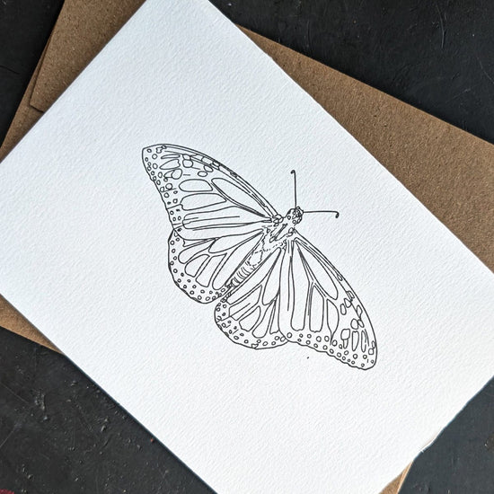 Beam Paints Greeting Cards Monarch Beam Paints - Paintable Greeting Cards