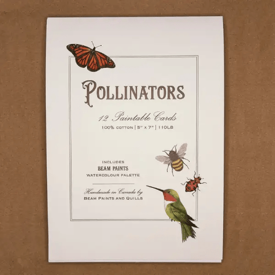 Beam Paints Postcards Pollinators Beam Paints - Paintable Cards