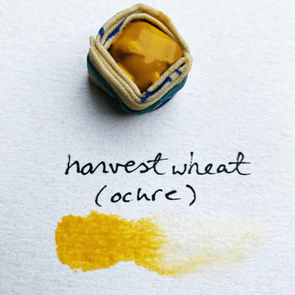 Beam Paints Watercolour Paintstone Harvest Wheat - Meeshkun'aande Beam - Handmade Watercolours - Individual Paintstones