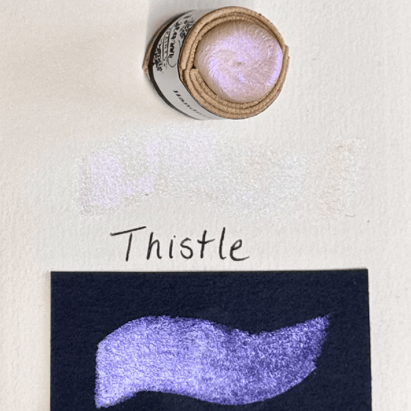 Beam Paints Watercolour Paintstone Thistle Beam - Handmade Watercolours - Individual Paintstones