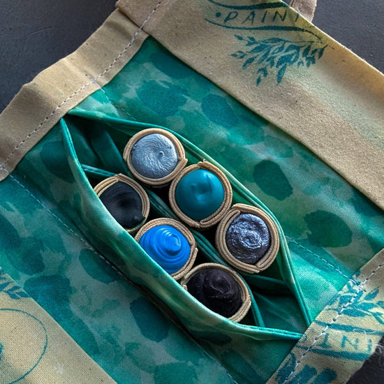 Beam Paints Watercolour Set Beam - Handmade Watercolours - Mini Minjeemin - Paintstone Canvas Wrap - Set of 6 Colours