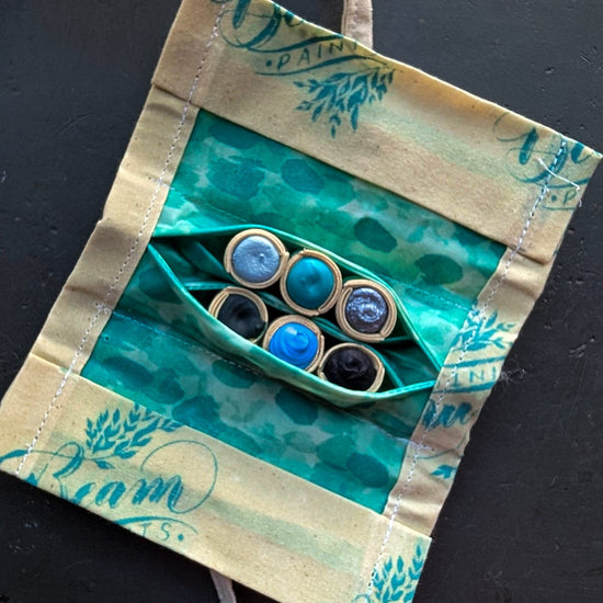 Beam Paints Watercolour Set Beam - Handmade Watercolours - Mini Minjeemin - Paintstone Canvas Wrap - Set of 6 Colours