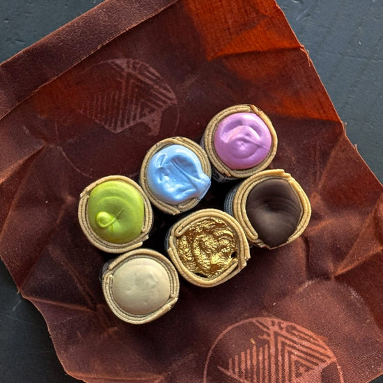 Beam Paints Watercolour Set Beam - Handmade Watercolours - Spring Basket Paintstone Bundle - Set of 6 Colours