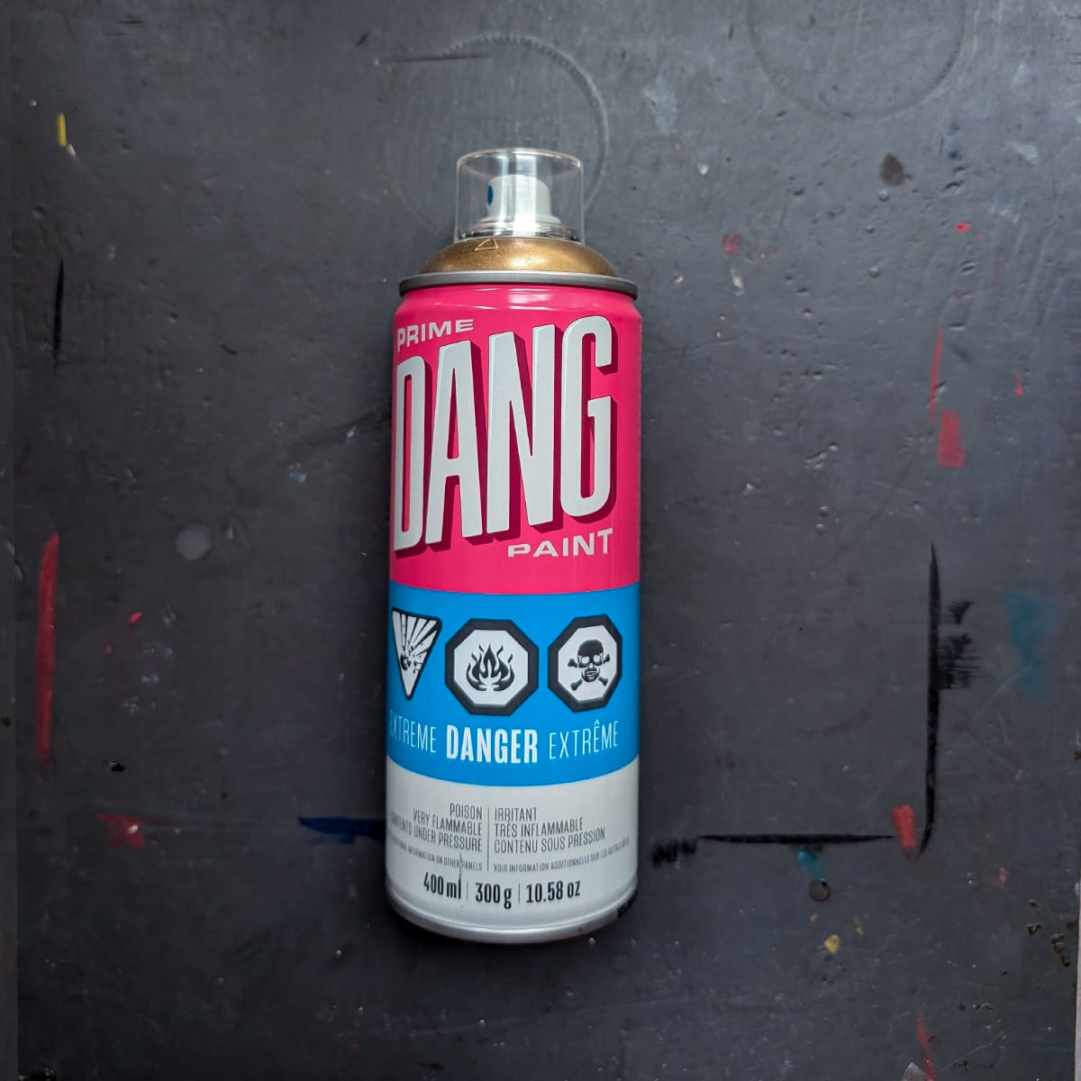 Bombing Science Spray Paint Metallic Gold DANG Prime - Spray Paint - 400mL Cans
