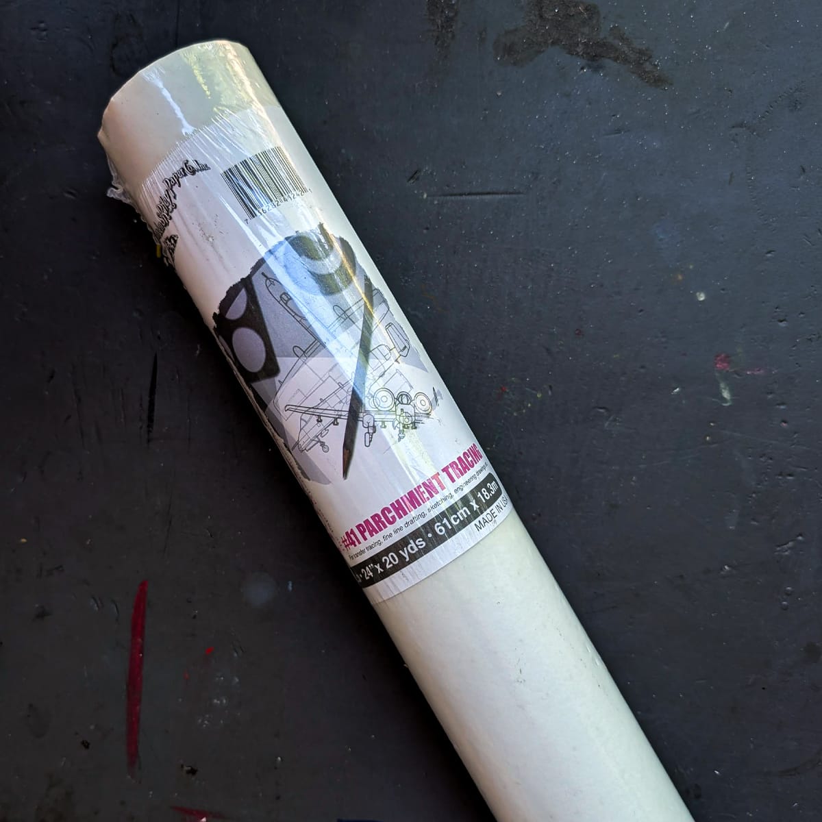 Borden & Riley Tracing Paper - Pad Borden & Riley - #41 Parchment Tracing - 24" x 20 Yard Roll