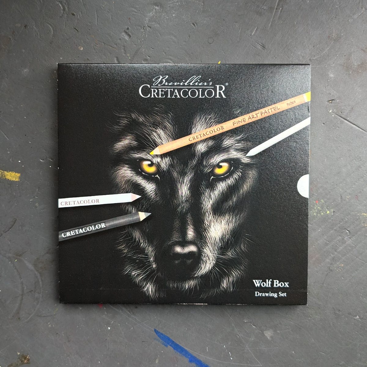 Brevillier's Drawing Set Brevillier's Cretacolor - Drawing Set - Wolf Box - 25 Pieces