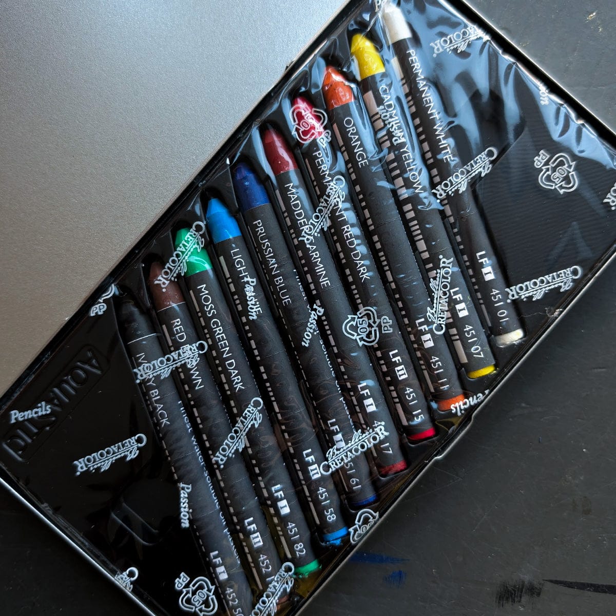 Brevillier's Oil Pastel Set Brevillier's Cretacolor - Aqua Stic Aquarelle Oil Pastels - Set of 10 Colours