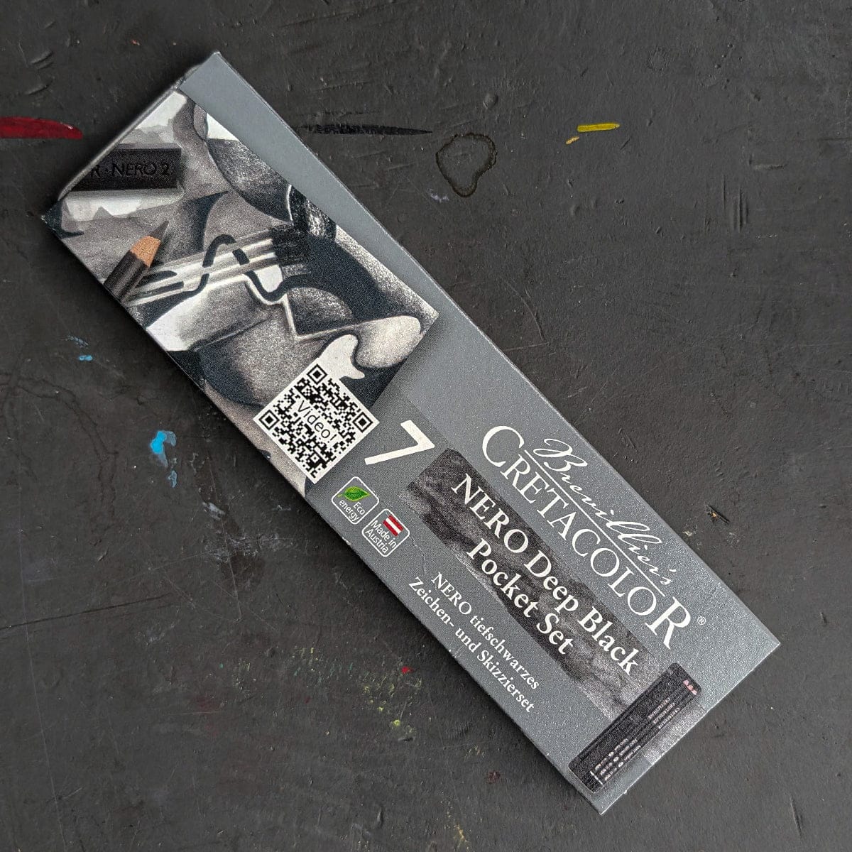 Brevillier's Oil Pastel Set Brevillier's Cretacolor - Nero Deep Black Pocket Set - 7 Pieces