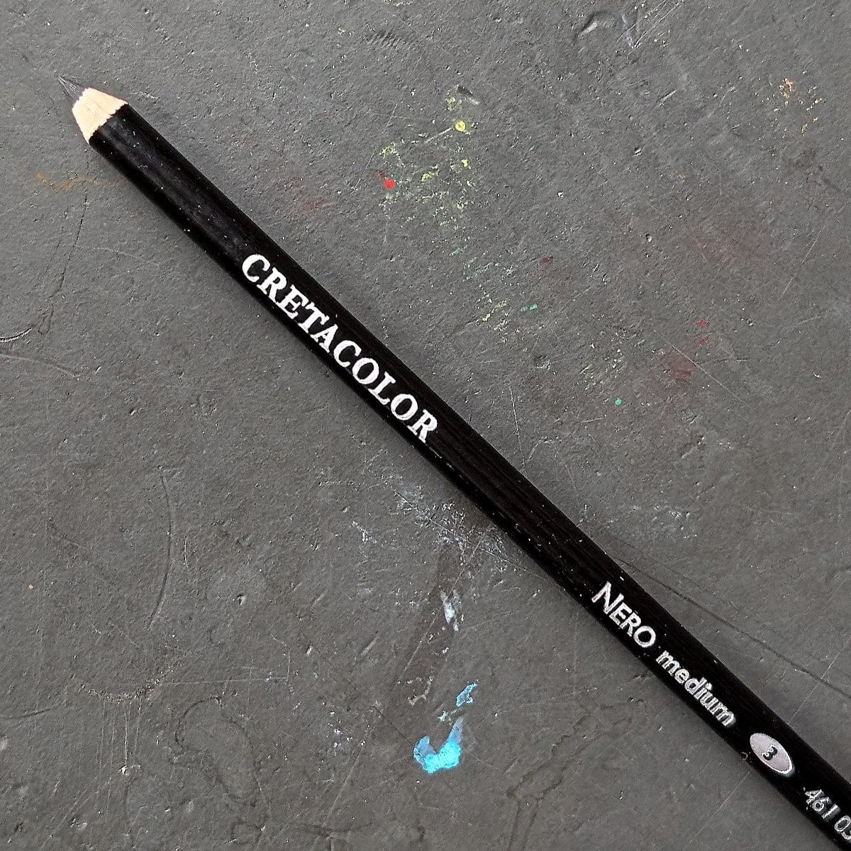 Brevillier's Oil Pencil #3 - Medium Brevillier's Cretacolor - Nero Pencils
