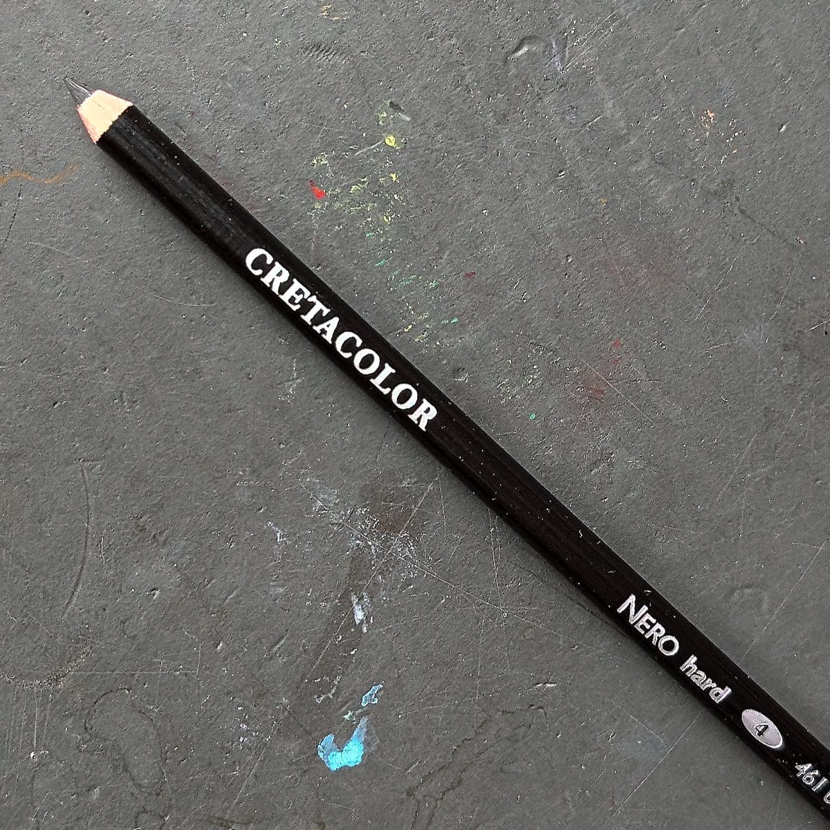 Brevillier's Oil Pencil #4 - Hard Brevillier's Cretacolor - Nero Pencils