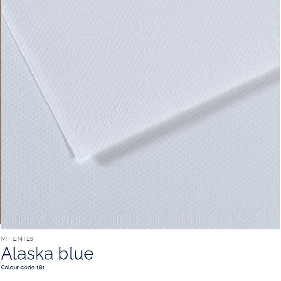 Canson Pastel Paper ALASKA BLUE 181 Canson - Mi-Teintes - Pastel Paper - 19 x 25" Sheets