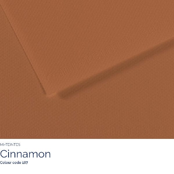 Canson Pastel Paper CINNAMON 187 Canson - Mi-Teintes - Pastel Paper - 8.5 x 11" Sheets