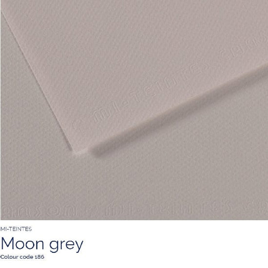 Canson Pastel Paper MOON GREY 186 Canson - Mi-Teintes - Pastel Paper - 19 x 25" Sheets