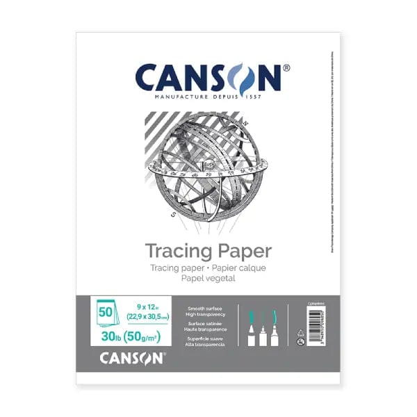 Canson Tracing Paper - Pad Canson - Tracing Pad - 9x12"