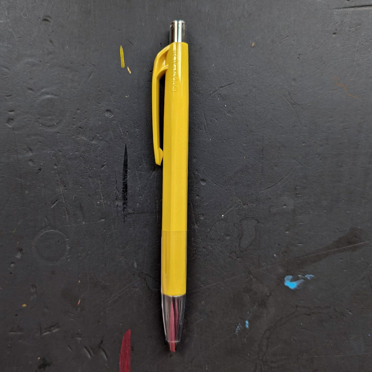 Caran d'Ache Ballpoint Pen Yellow Caran d'Ache - 888 INFINITE - Retractable Ballpoint Pens