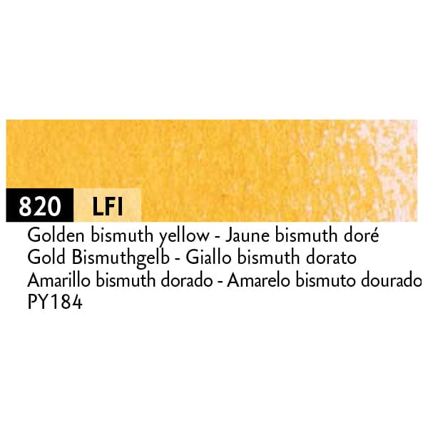 Caran d'Ache Colour Pencil Golden Bismuth Yellow - 820 Caran d'Ache - Luminance 6901 - Individual Colour Pencils