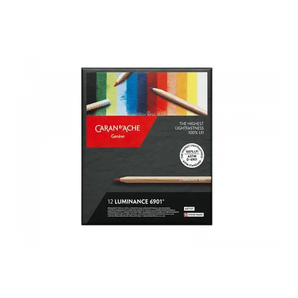 Caran d'Ache - Luminance 6901 - Set of 12 Colour Pencils