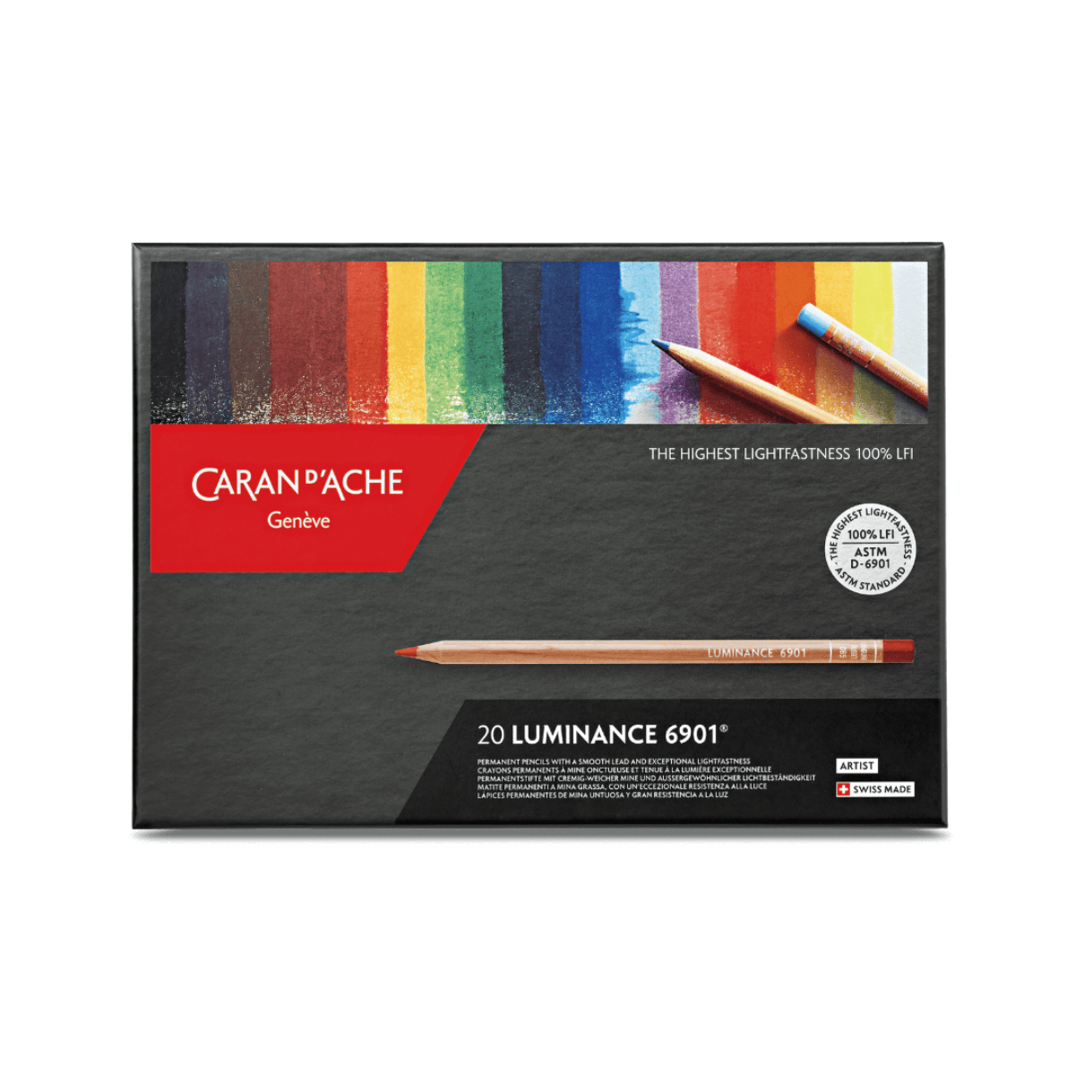 Caran d'Ache Colour Pencil Set Caran d'Ache - Luminance 6901 - Set of 20 Colour Pencils