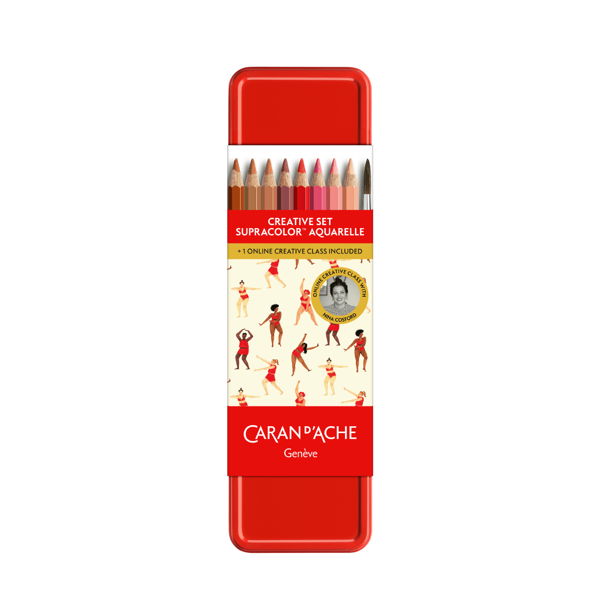 Caran d'Ache Colour Pencil Set Caran d'Ache - Supracolor - Water-Soluble Colour Pencils - 12 Colour Creative Set - SPECIAL EDITION