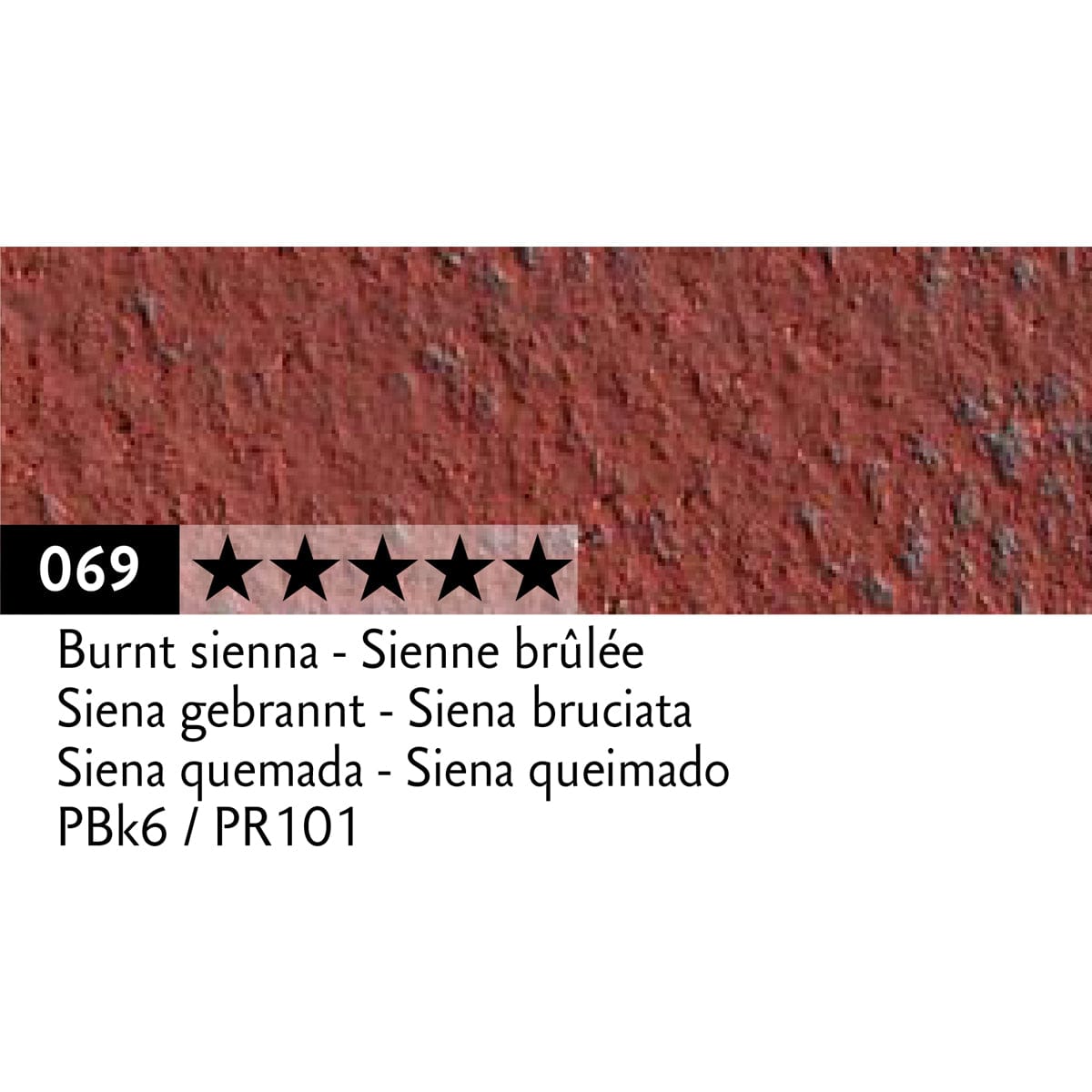 Caran d'Ache Pastel Pencil Burnt Sienna - 069 Caran d'Ache - Pastel Pencils - Individual Colours