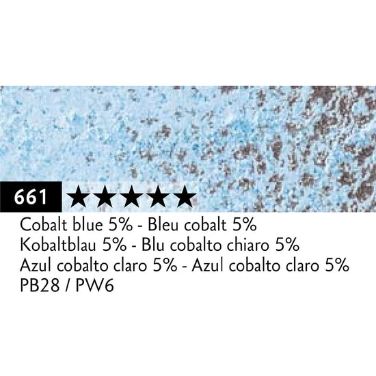 Caran d'Ache Pastel Pencil Cobalt Blue 5% - 661 Caran d'Ache - Pastel Pencils - Individual Colours