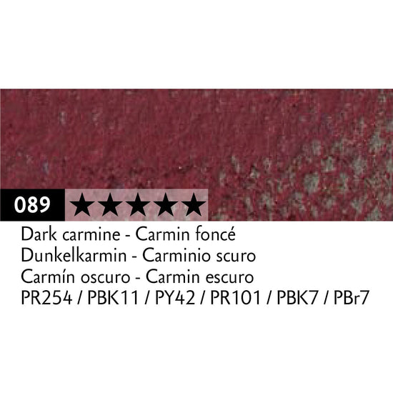 Caran d'Ache Pastel Pencil Dark Carmine - 089 Caran d'Ache - Pastel Pencils - Individual Colours