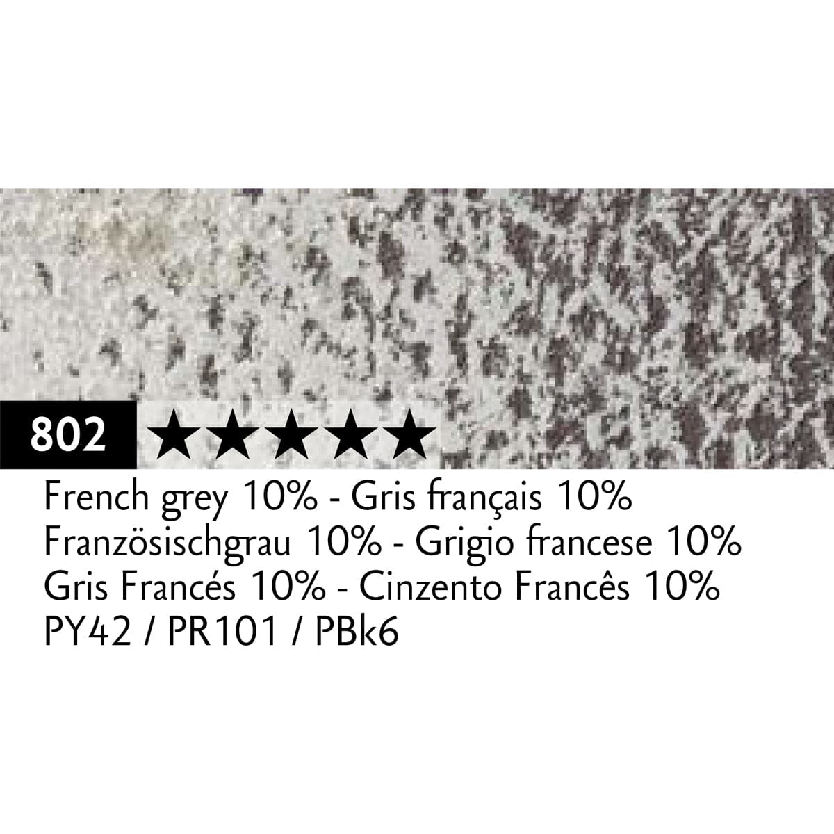 Caran d'Ache Pastel Pencil French Grey 10% - 802 Caran d'Ache - Pastel Pencils - Individual Colours