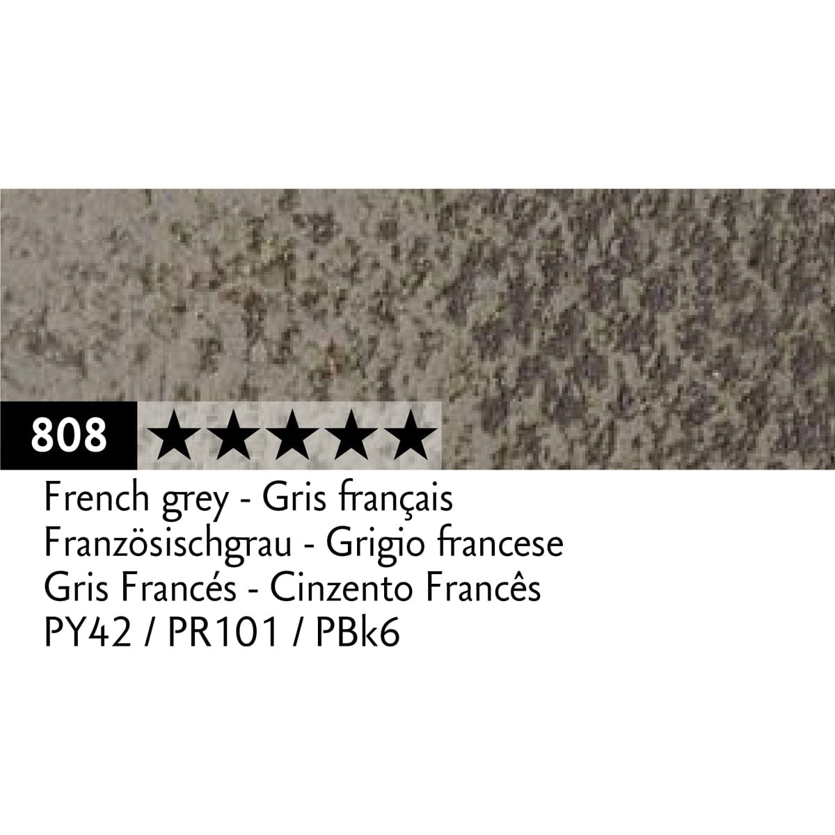 Caran d'Ache Pastel Pencil French Grey - 808 Caran d'Ache - Pastel Pencils - Individual Colours