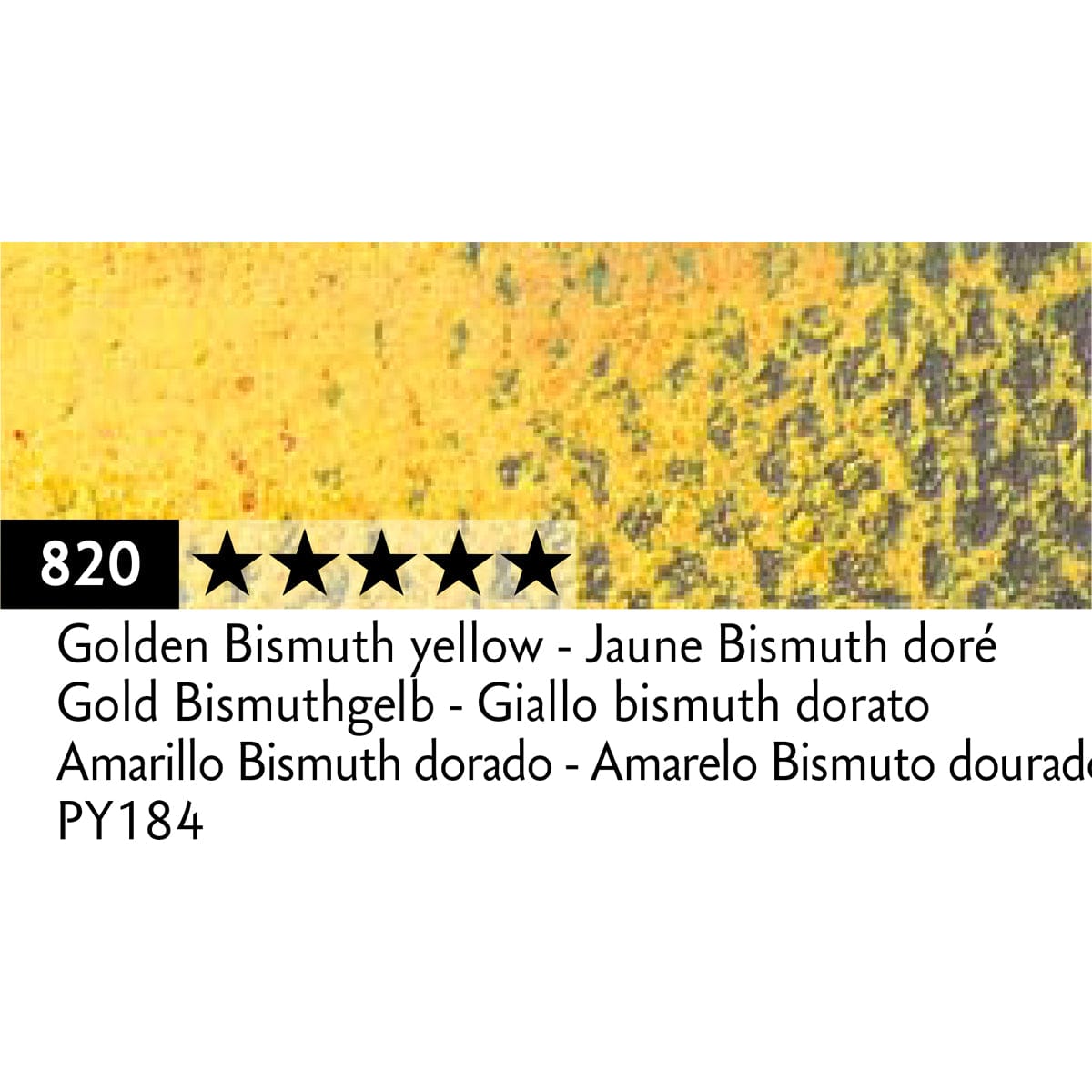 Caran d'Ache Pastel Pencil Golden Bismuth Yellow - 820 Caran d'Ache - Pastel Pencils - Individual Colours