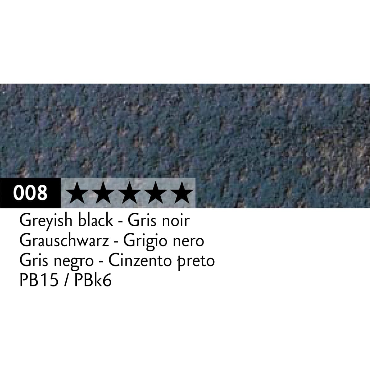 Caran d'Ache Pastel Pencil Greyish Black - 008 Caran d'Ache - Pastel Pencils - Individual Colours