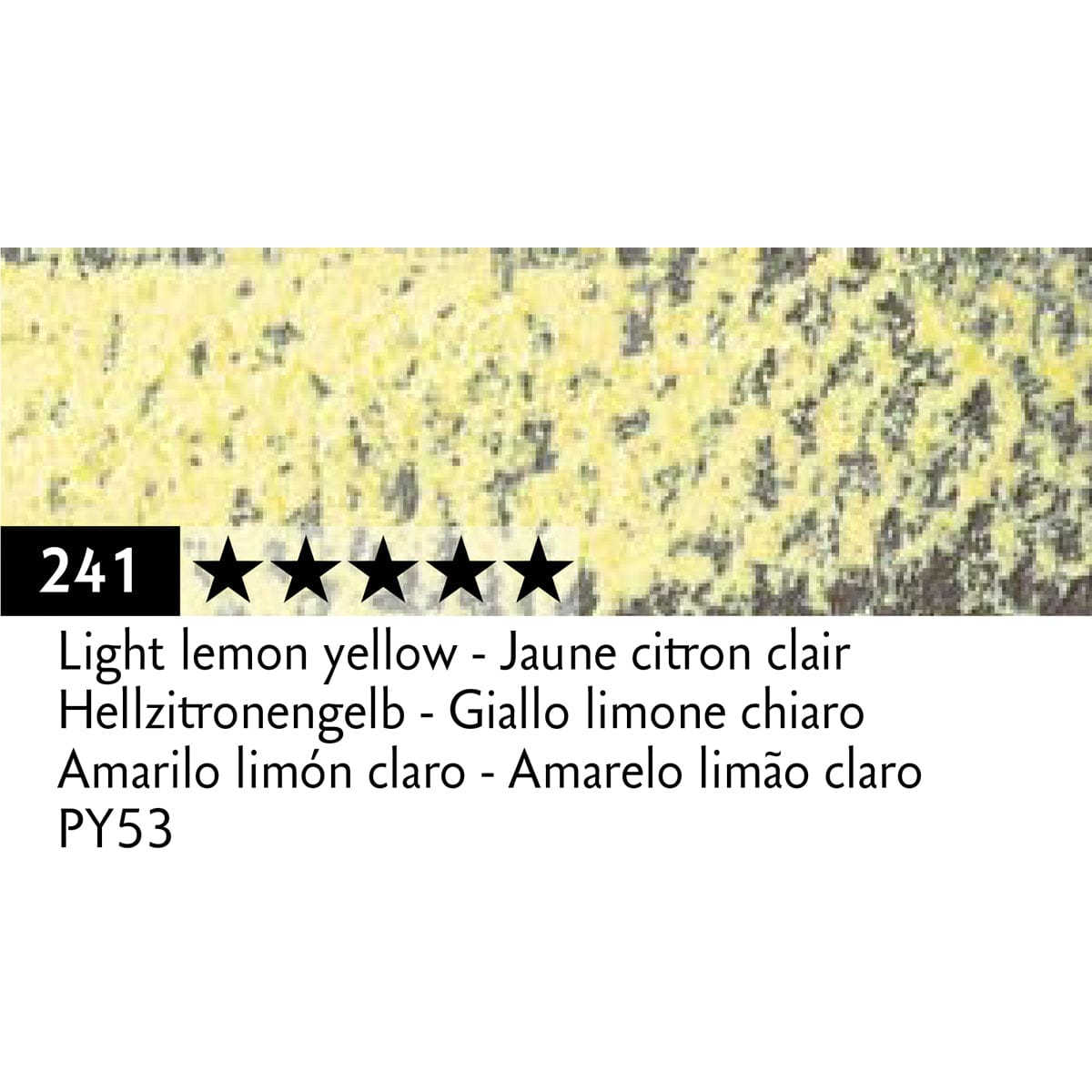 Caran d'Ache Pastel Pencil Light Lemon Yellow - 241 Caran d'Ache - Pastel Pencils - Individual Colours