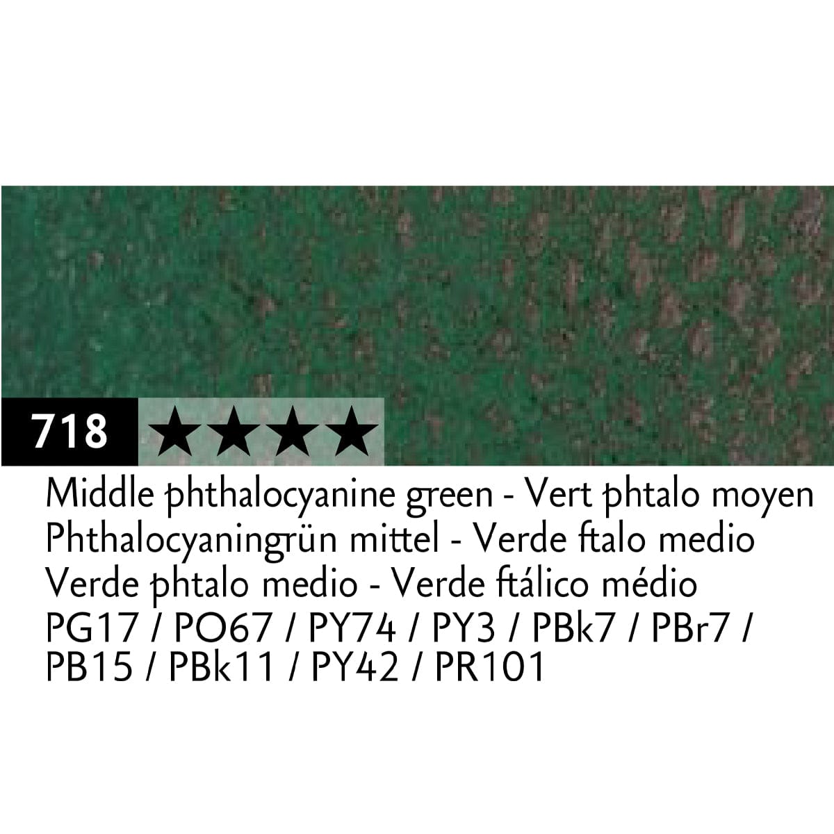 Caran d'Ache Pastel Pencil Middle Phthalo Green - 718 Caran d'Ache - Pastel Pencils - Individual Colours