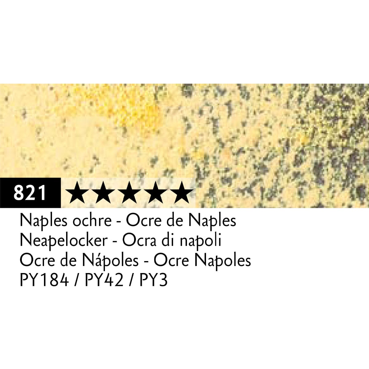 Caran d'Ache Pastel Pencil Naples Ochre - 821 Caran d'Ache - Pastel Pencils - Individual Colours