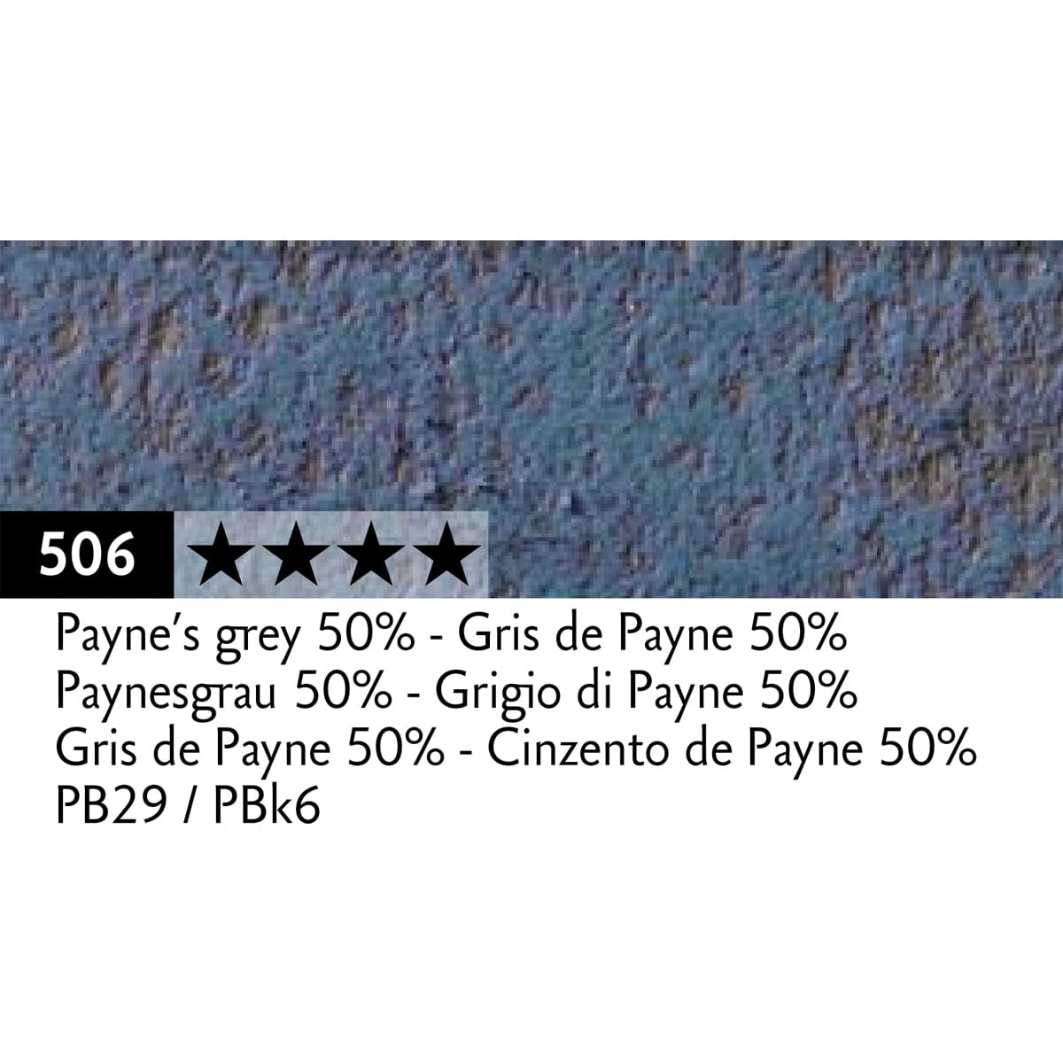 Caran d'Ache Pastel Pencil Payne's Grey 50% - 506 Caran d'Ache - Pastel Pencils - Individual Colours