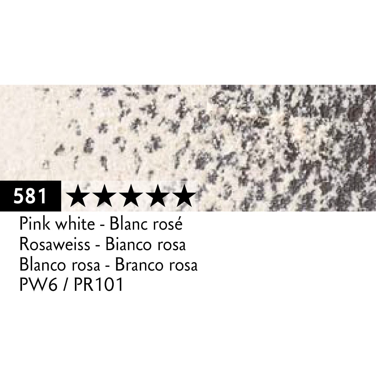 Caran d'Ache Pastel Pencil Pink White - 581 Caran d'Ache - Pastel Pencils - Individual Colours