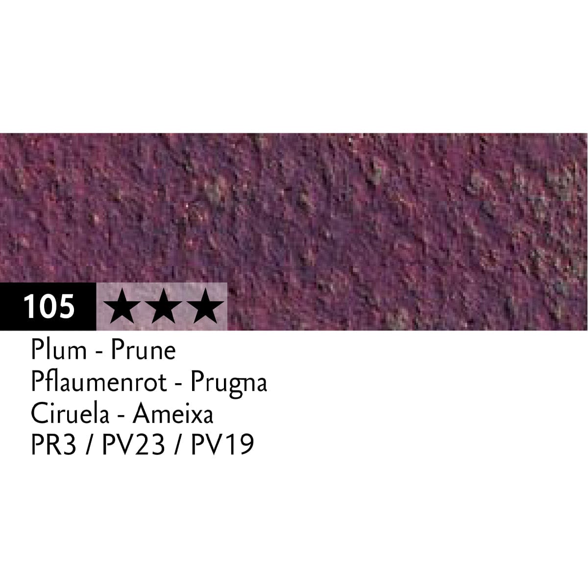 Caran d'Ache Pastel Pencil Plum - 105 Caran d'Ache - Pastel Pencils - Individual Colours
