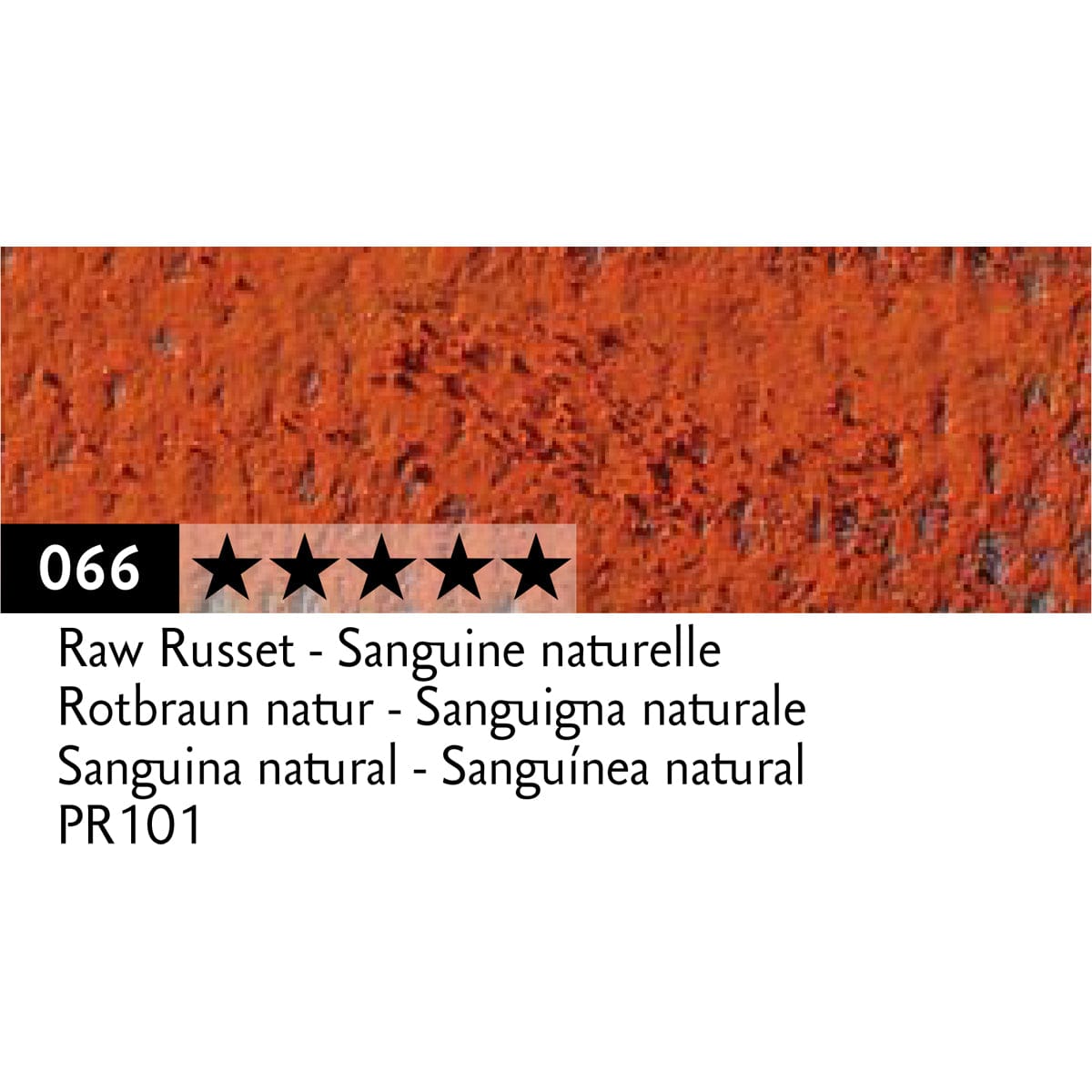 Caran d'Ache Pastel Pencil Raw Russet - 066 Caran d'Ache - Pastel Pencils - Individual Colours