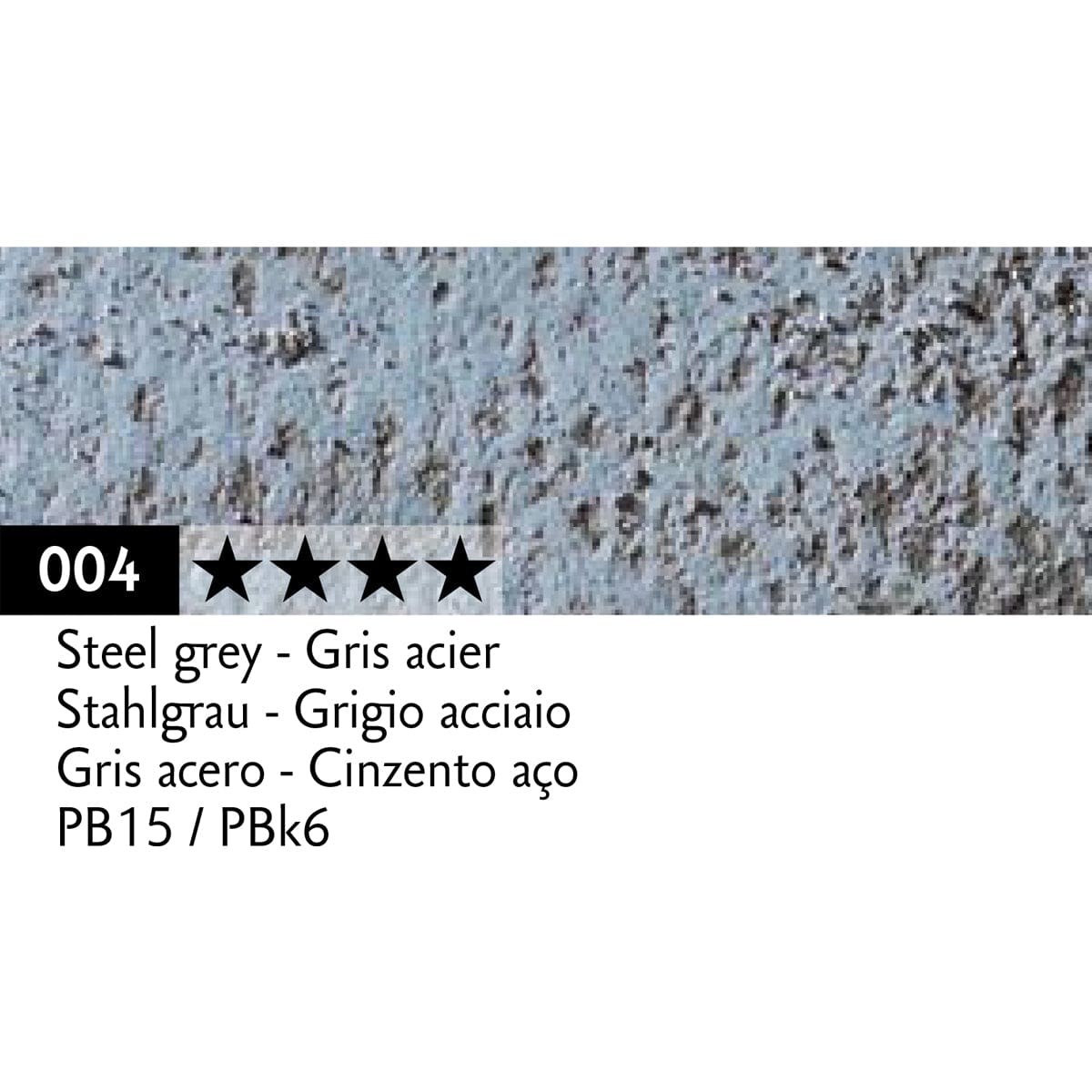 Caran d'Ache Pastel Pencil Steel Grey - 004 Caran d'Ache - Pastel Pencils - Individual Colours