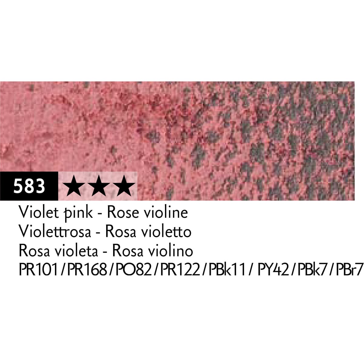Caran d'Ache Pastel Pencil Violet Pink - 583 Caran d'Ache - Pastel Pencils - Individual Colours
