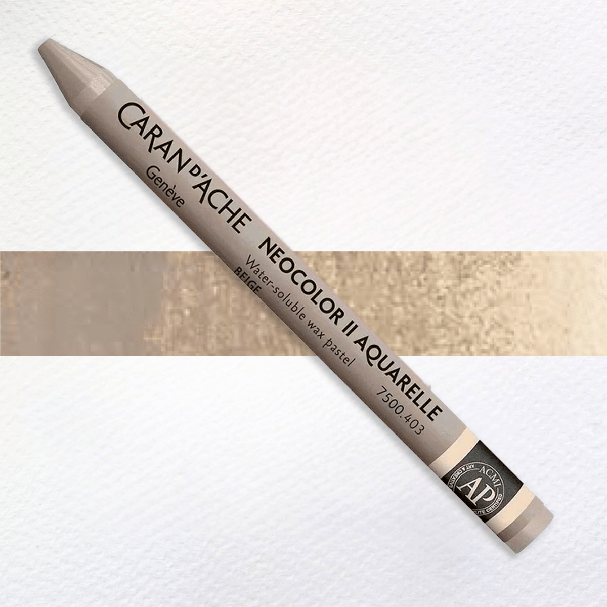 Caran d'Ache Wax Pastel Beige - 403 Caran d'Ache - Neocolor II - Water-Soluble Wax Pastels - Individual Colours