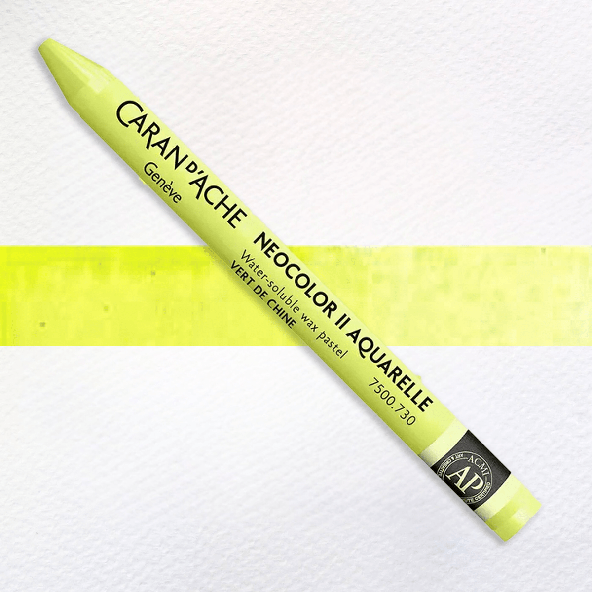 Caran d'Ache Wax Pastel Chinese Green - 730 Caran d'Ache - Neocolor II - Water-Soluble Wax Pastels - Individual Colours