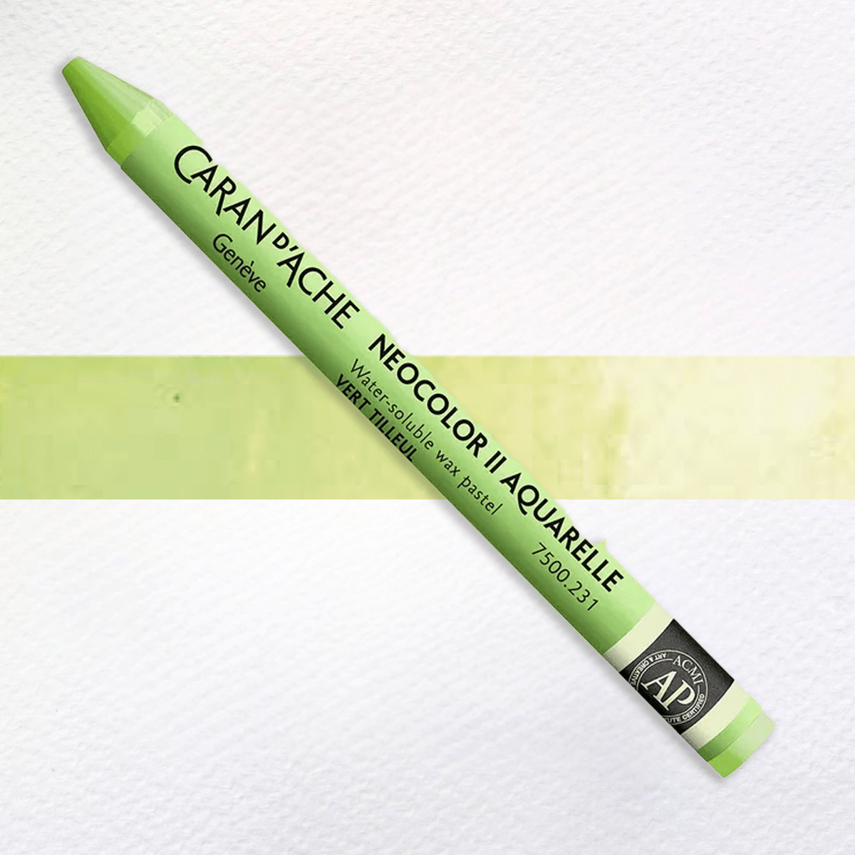 Caran d'Ache Wax Pastel Lime Green - 231 Caran d'Ache - Neocolor II - Water-Soluble Wax Pastels - Individual Colours