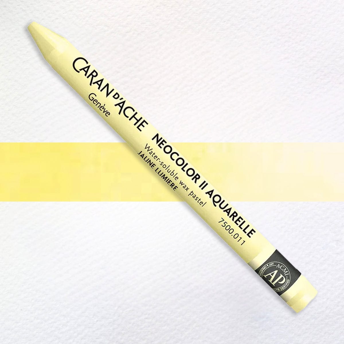 Caran d'Ache Wax Pastel Pale Yellow - 011 Caran d'Ache - Neocolor II - Water-Soluble Wax Pastels - Individual Colours