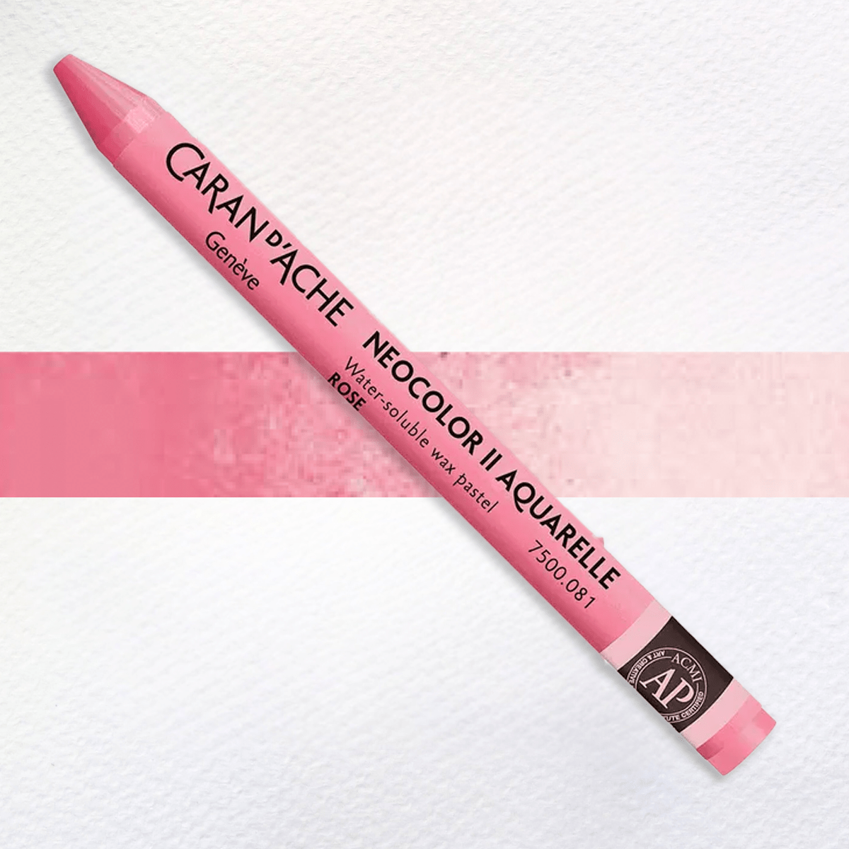 Caran d'Ache Wax Pastel Pink - 081 Caran d'Ache - Neocolor II - Water-Soluble Wax Pastels - Individual Colours