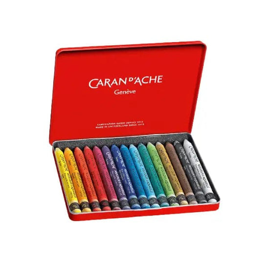 Caran d'Ache Wax Pastel Set Caran D'Ache - Neocolor II - Water-Soluble Wax Pastels - 15 Colour Set