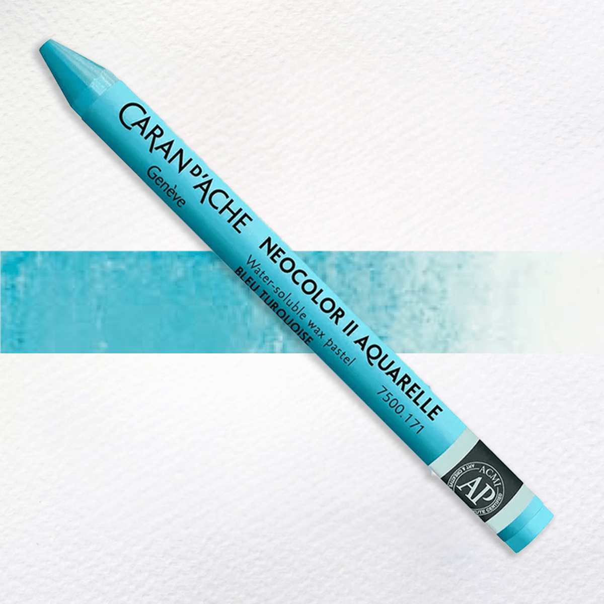 Caran d'Ache Wax Pastel Turquoise Blue - 171 Caran d'Ache - Neocolor II - Water-Soluble Wax Pastels - Individual Colours