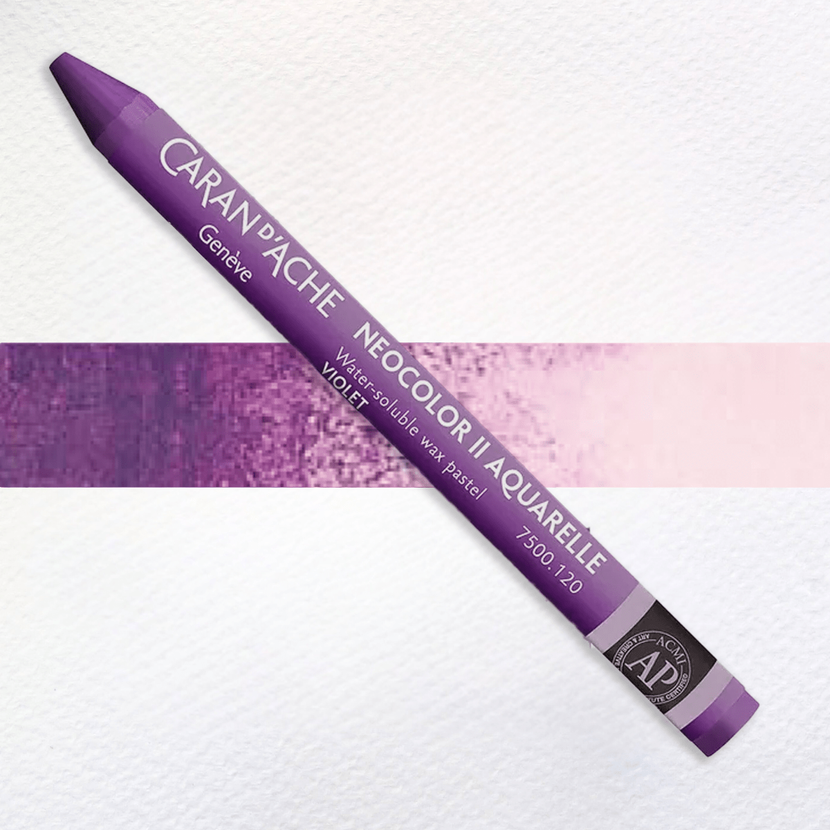 Caran d'Ache Wax Pastel Violet - 120 Caran d'Ache - Neocolor II - Water-Soluble Wax Pastels - Individual Colours